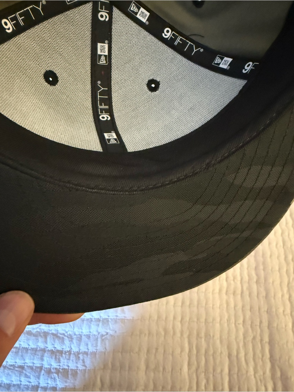 New Era Los Angeles Camo Flat Brim Cap - Green/Brown - Picture 5 of 7